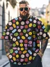 Hardaddy x Valentina Bjekovic Big Size Men's Funny Coin Symbol Multicolor Loose T-shirt