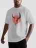 Hardaddy X Balazs Solti Men's Sheep Skull Short Sleeve T-shirt Graphic Tee