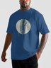 Hardaddy X Balazs Solti Men's Feather Short Sleeve T-shirt Graphic Tee