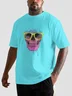Hardaddy X Balazs Solti Men's Skull Short Sleeve T-shirt Graphic Tee