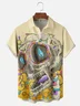 Hardaddy x Woulstain Creado Moisture-wicking Skull Fun Puppet Art Chest Pocket Casual Shirt