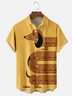 Moisture Wicking Dachshund Chest Pocket Hawaiian Shirt