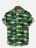 Big Size Moisture-wicking Alligator Chest Pocket Hawaiian Shirt