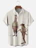 Hardaddy x Mikekoubou Moisture-Wicking Alpaca Golfing Chest Pocket Hawaiian Shirt