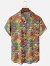 Hardaddy x Mikekoubou Moisture Wicking Art Cartoon Bug Chest Pocket Hawaiian Shirt