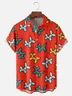 Moisture Wicking Cartoon Balloon Dog Chest Pocket Hawaiian Shirt