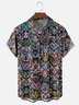 Moisture-wicking Art Cats Chest Pocket Casual Shirt
