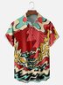 Hardaddy X Stephen Wade Moisture-wicking Landscape Mountain Chest Pocket Hawaiian Shirt