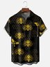 Moisture Wicking Bee Honey Chest Pocket Hawaiian Shirt