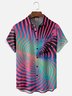 Moisture-wicking Art Wave Chest Pocket Casual Shirt