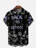 Moisture Wicking Back to School Chest Pocket Hawaiian Shirts