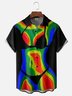Moisture-wicking Human Body Infrared Art Bikini Chest Pocket Casual Shirt