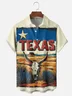 Moisture-wicking Texas Western Lamb Bones Chest Pocket Casual Shirt