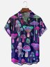 Moisture-wicking Mushroom Chest Pocket Casual Shirt