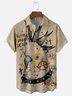 Hardaddy x Mikekoubou Moisture Wicking Vintage Rock Parrot Chest Pocket Hawaiian Shirt
