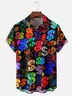 Moisture Wicking Abstract Dollar Chest Pocket Hawaiian Shirt
