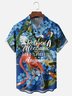 Hardaddy X Emmar Studio Moisture Wicking Vintage Retired Flamingo Parrot Toucan Chest Pocket Hawaiian Shirt