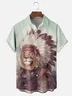 Hardaddy X Mikekoubou Moisture-wicking National Lion Chest Pocket Hawaiian Shirt