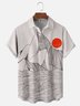 Hardaddy X Stephen Wade Moisture-wicking Landscape Mountain Chest Pocket Hawaiian Shirt