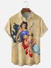 Hardaddy X John Nelson Moisture Wicking Vintage Tattoo Girl Chest Pocket Hawaiian Shirt
