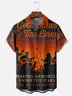 Moisture Wicking Fire Pit Music Chest Pocket Hawaiian Shirt