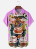 Hardaddy x Emmar Studio Moisture-wicking Creative Texture Party Cake Art Fun Chest Pocket Casual Shirt