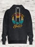 Retro Text Slogan Chicken Casual Hoodie Sweatshirt
