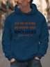 No Swimming Warning Hoodie Sweatshirt