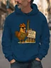 Funny Chicken Warning Hoodie Sweatshirt