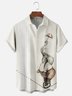 Hardaddy x Mikekoubou Moisture-wicking Fun Elephant Acrobatics Chest Pocket Bowling Shirt