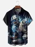 Moisture-wicking American Football Strong Cowboys Art Dallas Chest Pocket Casual Shirt