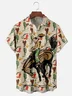 Moisture-wicking Western Cowboy Chest Pocket Casual Shirt