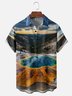Moisture-wicking Landscape Chest Pocket Hawaiian Shirt