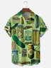Moisture-wicking Sour Pickle Chest Pocket Casual Shirt