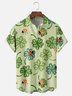 Moisture-wicking Clover Ladybug Chest Pocket Casual Shirt