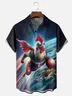 Moisture-wicking Iron Chicken Chest Pocket Casual Shirt