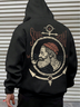 Hardaddy X Mikekoubou Anchor Abstract Portrait Casual Hoodie Sweatshirt