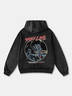 Retro Movie Characters Text Letters Hoodie Sweatshirt