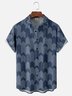 Moisture-wicking Artistic Geometry Chest Pocket Casual Shirt