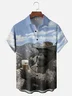 Moisture-wicking Oktoberfest Bigfoot Beer Chest Pocket Casual Shirt