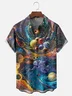 Hardaddy X Digital Carbine Moisture-wicking Universe Astronaut Chest Pocket Hawaiian Shirt