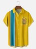 Hardaddy X Techranova Moisture-wicking Yellow Duck Chest Pocket Bowling Shirt