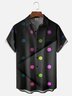 Moisture Wicking Geometric Dot Art Chest Pocket Hawaiian Shirt