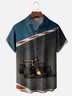 Moisture-wicking F1 Racing Car Chest Pocket Casual Shirt