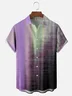 Moisture-wicking Gradient Color Chest Pocket Casual Shirt