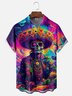 Moisture-wicking Mexican Day of the Dead Chest Pocket Casual Shirt