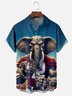 Moisture Wicking Alabama Crimson Tide Elephant Chest Pocket Hawaiian Shirt