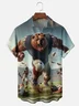 PocMoisture Wicking Super Bowl Chicago Bears Chest Pocket Hawaiian Shirt