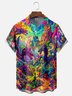 Moisture-wicking Hippie Dragon Chest Pocket Casual Shirt