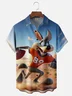 Moisture Wicking Super Bowl Football Chest Pocket Hawaiian Shirt